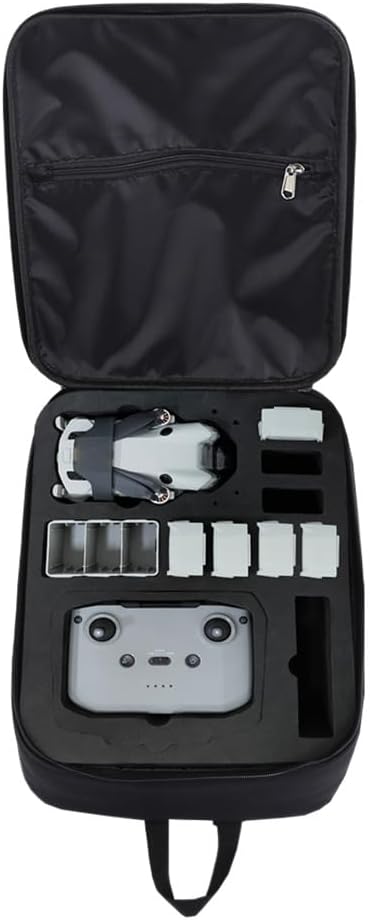 Carrying Case for DJI Mini 4 Pro, Storage Bag Portable Backpack Travel Protective Cover for DJI Mini 4 Pro Fly More Combo, for RC-N2 or RC 2 Controller Storage, Drone Accessories Case