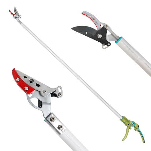 FLORA GUARD 80cm Tree Pruner Tree loppers Long Reach - Lightweight & Strong Ideal for Removing High Branches and Fruit Picking