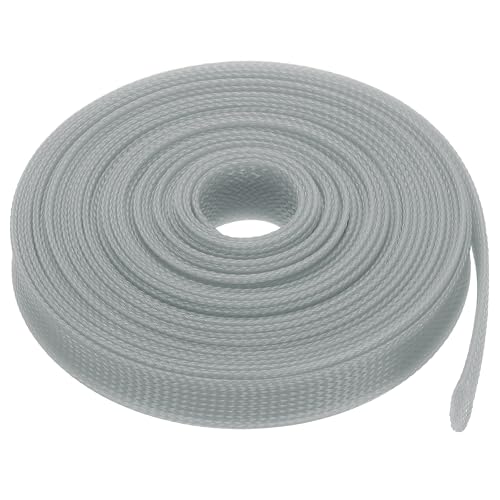 Fini les câbles emmêlés avec le manchon extensible uxcell de 7,6 m gris pour un bureau rangé