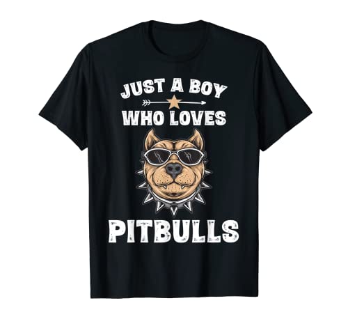 Divertido regalo de Pitbull para niños amantes de los perros Camiseta