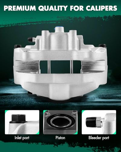 Image of SCITOO 196183 Rear Left Disc Brake Caliper Fit For Infiniti For FX50 2009-2013,For Infiniti For Q60 2014-2015 2017-2022,For Infiniti For Q70 2014-2019,For Nissan For 370Z 2009-2019, Double Pistons