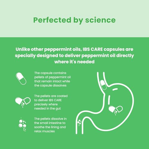 Image of TMP IBS CARE - The Gut Protector | Supports Healthy Digestion - Relieves Constipation, Bloating & Acidity | Dual-Release(Acid Resistance & Sustained Release) - Peppermint Oil Capsules (Pack of 1)