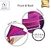 Purple Leather Scrap Sheets (4-Pack) – Genuine Leather for Craft & Sewing, 5×5 in / 12×12 cm
