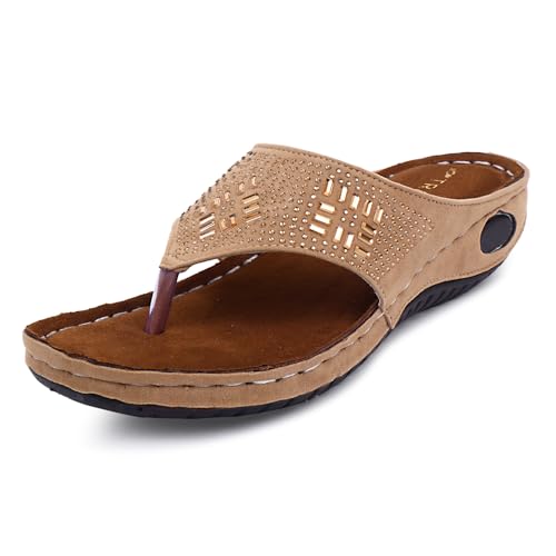 Image of TRASE Women's Fashion Slippers | Doctor Ortho Soft & Comfortable Slip-Ons for Women & Girls | Lightweight & Stylish, Diabetic & Orthopedic Footwear, Good for Knee & Foot Pain