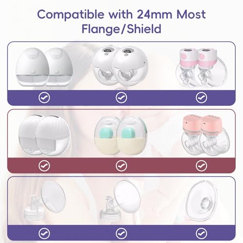 Insertos para copas de extractor de leche b&h 4 piezas miniatura 3