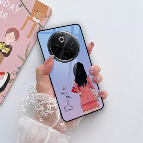 Image of COLORflow Back Cover Compatible with Vivo T4 5G / Y300 Pro 5G / iQOO Z10 5G | Professional Girl Color Customized | Shockproof TPU Bumper with Camera Protection Back Cover
