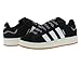 adidas womens Campus 00s Shoes, Core Black/Cloud White/Off White, Size 6