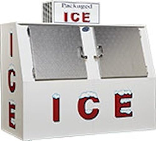 New Outdoor Leer L60 Slant, Cold Wall Ice Merchandiser - 60 cu ft