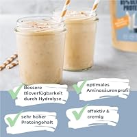 HANS Brainfood Veganes Proteinpulver neutral - Bio Zertifiziert aus Bayern - 85% pflanzliches Eiweißpulver aus Erbse, Reis & Hanfprotein - Ohne Süßungsmittel - Cremig & gut löslich, 1Kg – Ansicht 8
