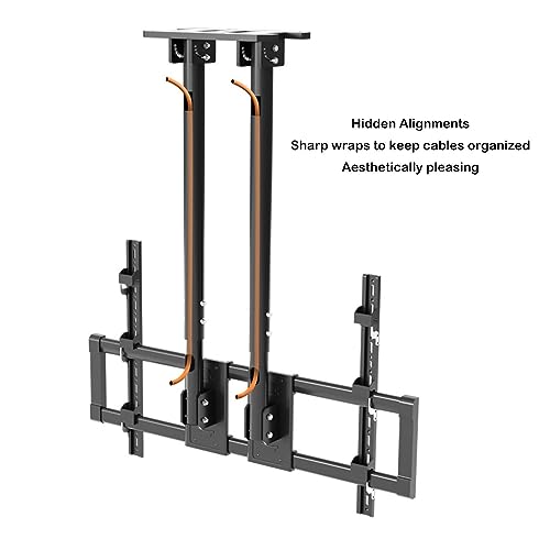 Support de montage pour téléviseur au plafond en acier robuste