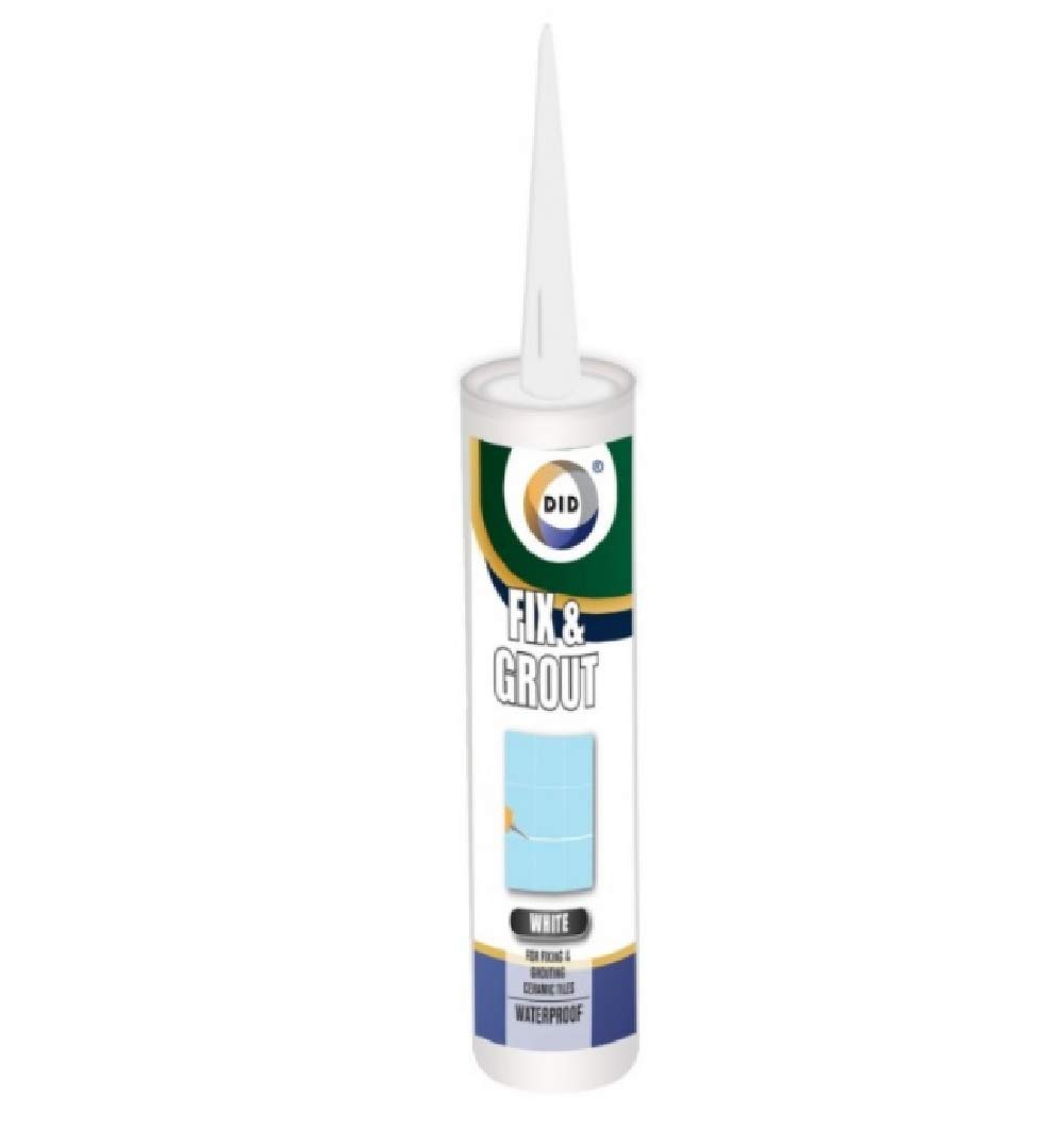 2 Pack Cartridge Tubes - Tiling Fix & Grout Compound 280ml