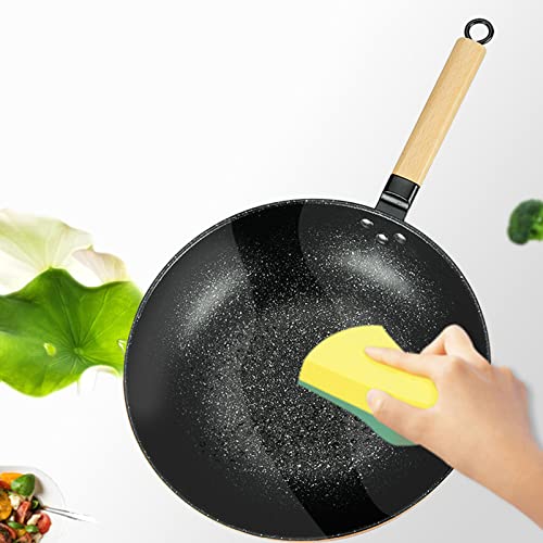 Wok de acero carbono sin recubrimiento miniatura 7