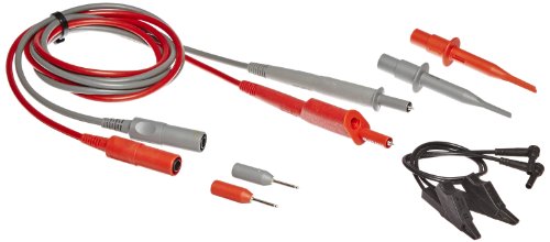 Fluke STL120-III 2 Piece Shielded Test Leads Set, 12.5 MHz Bandwidth, 1.2m Cable Length
