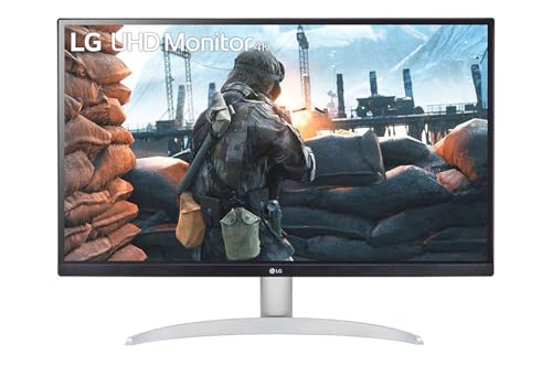 Image of LG 27UP600K-W 27 inch UHD 4K IPS Monitor, VESA DisplayHDR 400, DCI-P3 95% (Typ.), AMD FreeSync, Dynamic Action Sync, Black Stabiliser,Tilt Adjustable Stand