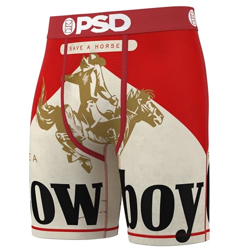 PSD Men's Western Print Boxer Briefs - 7 Inch Inseam Breathable and Supportive Men's Underwear2