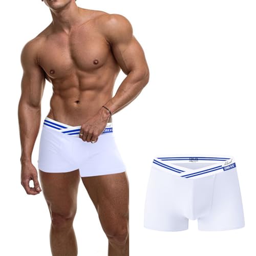 Meshal Men's Modal Boxer Briefs Ultra Soft Wide Elastic Waistband Breathable Anti-Static Man Underwear Comfort Athletic Fit