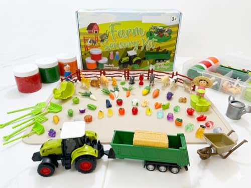 Masa sensorial Ultimate Farm para evitar pantallas y mejorar la concentración en niños pequeños