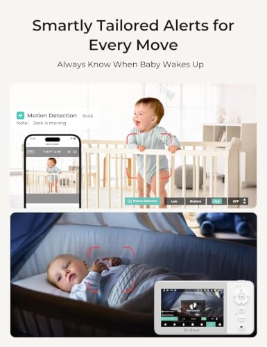 Image of Dr.Care VistaView Lite RB Smart WiFi Baby Monitor with 2 Cameras, 4 inch 720P