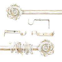 Bastone Tenda Estensibile GD LOVES - Ferro Antichizzato 70-120cm/120-210cm/160-310cm | Stile Shabby Chic - Foto 11