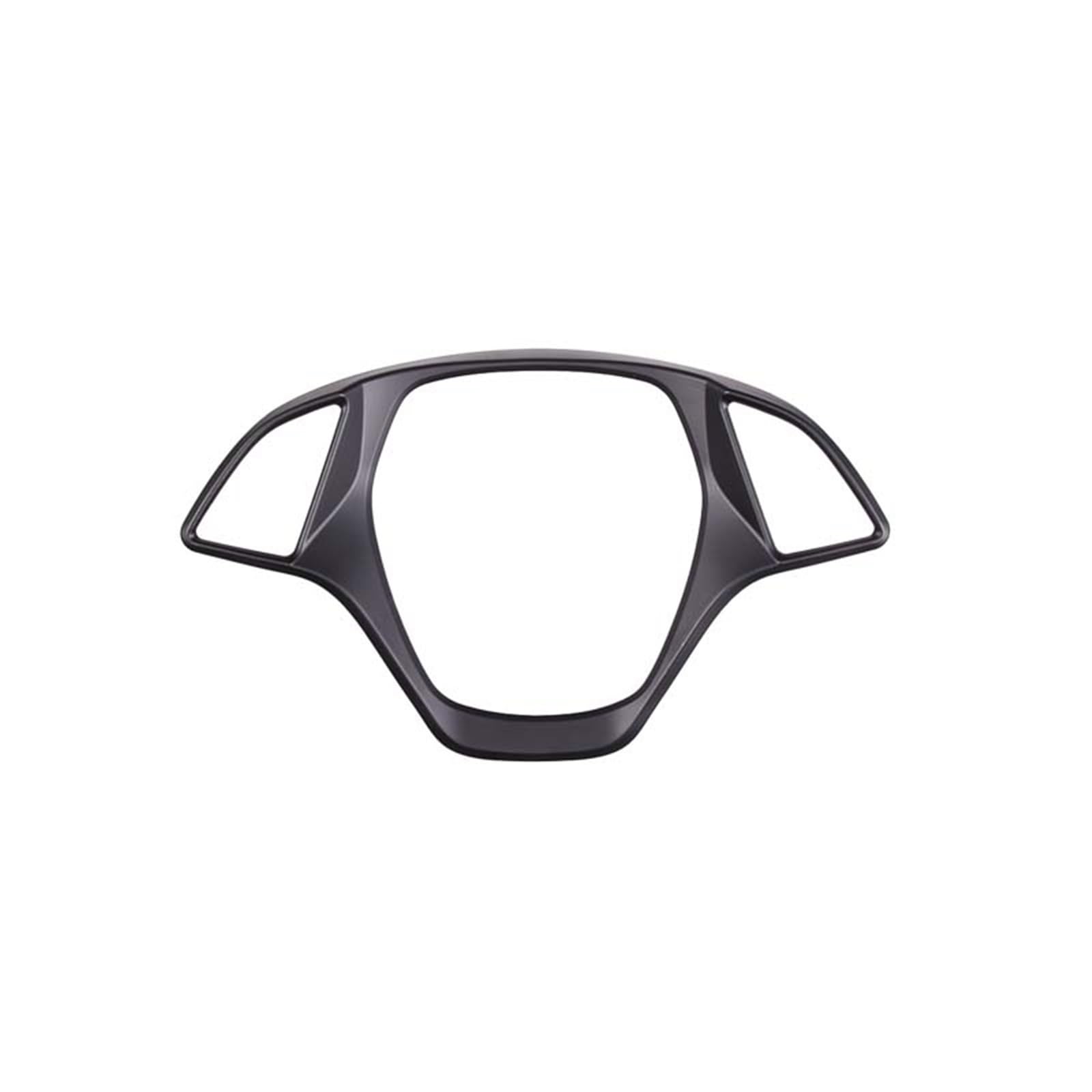 Decoration Interior Trim for Chevrolet for Corvette C7 2014-2019 ABS Car Steering Wheel Decorative Frame Sticker Interior(Matte Black)