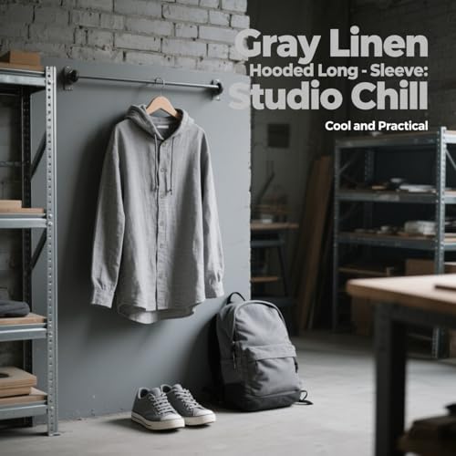 Men Cotton Linen Long Sleeve Button Down Shirt Comfy Lightweight Hoodies Summer Casual Beach Linen Shirt3