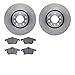 Dynamic Friction Company Front Brake Rotors with 5000 Advanced Brake Pads 6502-65087