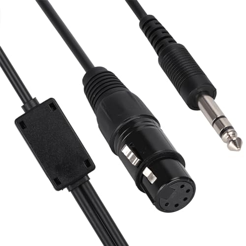 Cable adaptador KIMISS de XLR a conector dual GA 5 pines miniatura 1