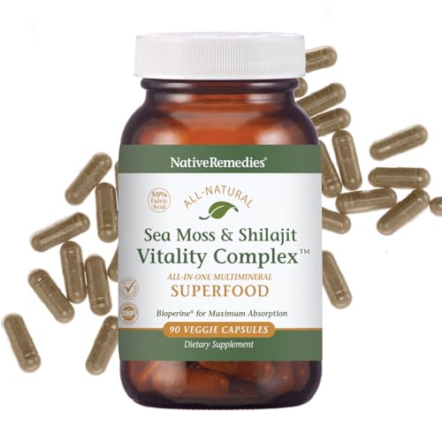 Native Remedies Sea Moss & Shilajit Complex - Natural Energy