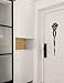 Gxdamxz Hunde Garderobe, Hundegarderobe Holz Hundeleinenhalter Wand für Hundezubehör & Halsband, Dog Leash Holder for Wall, Schwarz