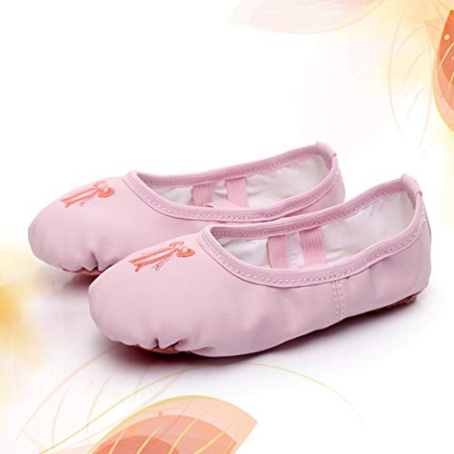Artibetter Sapatos de balé com sola macia, sapatilha de balé para dança e prática de dança sapatos e
