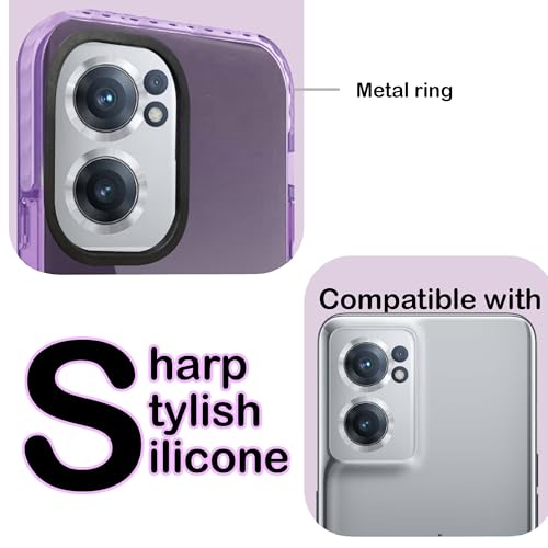 Image of A rtistque Ultra Stylish Back Cover Case for OnePlus Nord CE 2 Lite 5G | Premium Shockproof TPU | Protective Design | OnePlus Nord CE 2 Lite 5G Cover - Purple