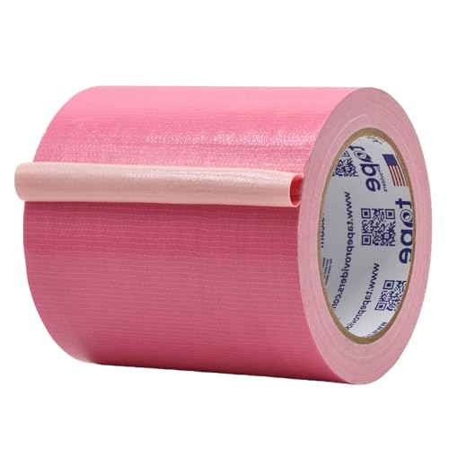 Image of MAT Duct Tape Pink Industrial Grade, 5 inch x 60 ft. Waterproof, UV Resistant for Crafts, Home Improvement, Repairs, & Projects