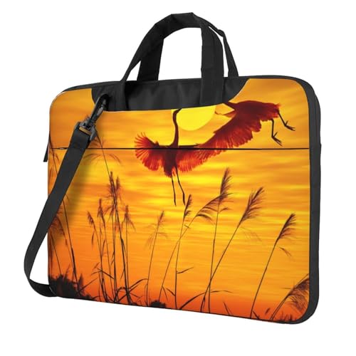Sac ordinateur portable flamant rose antichoc avec housse de protection antistatique intégrée