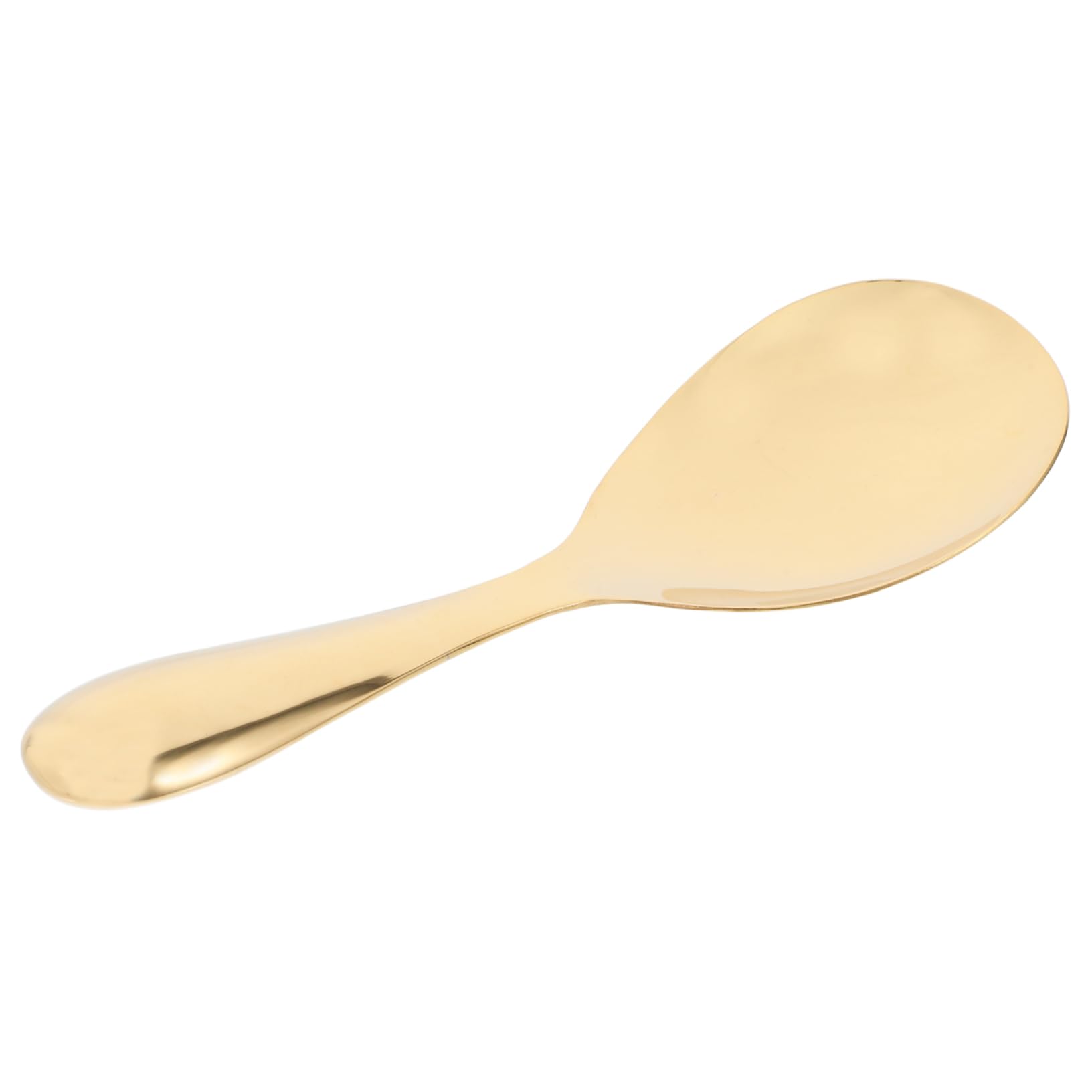 Cabilock Stainless Steel Rice Serving Spoon with High Gloss Finish Versatile Kitchen Utensil for Soup Salad and Desserts Stainless Steel Construction for Portion Control