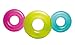 Intex - 59260EP Transparent Inflatable Tube Raft (Assorted Colors) (2 Pack)