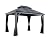 Sojag Outdoor 12' x 14' Mykonos Double Roof Hardtop Gazebo Outdoor Sun Shelter