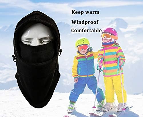 YQXCC Kids Winter Hats Balaclava Ski Mask Windproof Warm Adjustable with Fleece Lining Hat for Boys Girls - Image 6