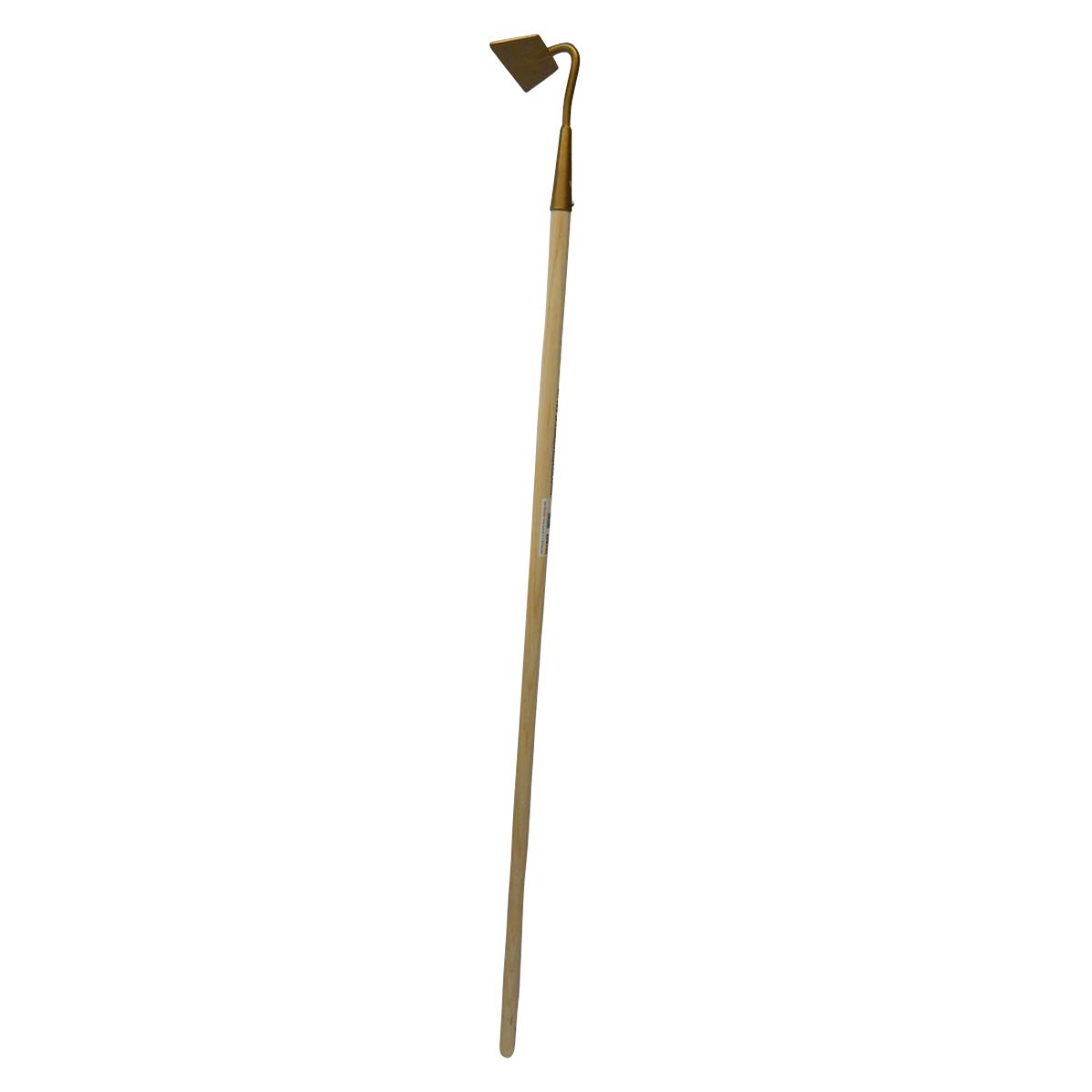 SHW-FIRE Azada de espárragos de 18 cm de ancho, forma trapezoidal, con mango de madera, ideal para campo de espárragos