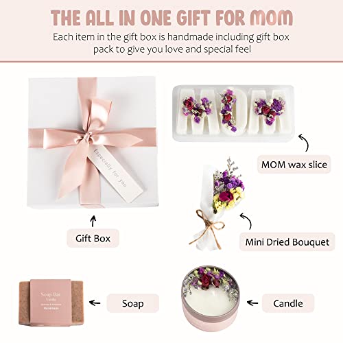 Birthday Gift for Mom, New Mom Gift for Women - Dutch Flower Fields Inspired Home Spa for Women - Bulk Mother's Day Gift Set Self Care Gift Basket for Her - Image 5