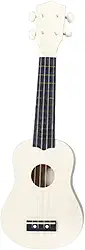 Kit de Ukulele DIY, Kit para Montar Ukulele, Materiais de Madeira, Iniciante, 53 cm (21 polegadas), Artesanal, Pintável, Feito à Mão, Brinquedo para