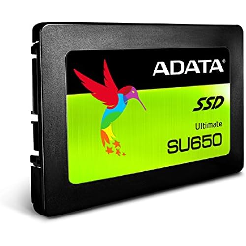 ADATA ASU650SS-960GT-C SU650 960GB 3D-NAND 2.5" SATA III High Speed Read up to 520MB/s Internal Solid State Drive