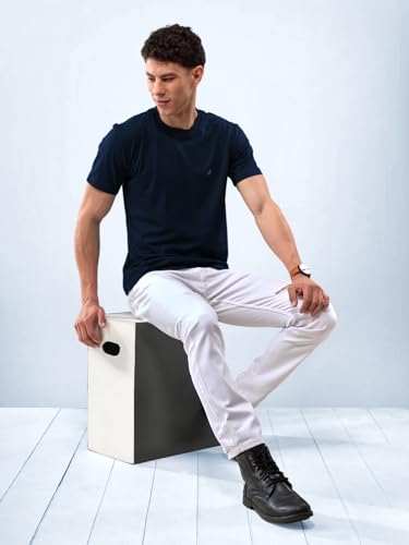 Image of Lux Nitro Cotton Round Neck T-Shirt for Men | Half Sleeve | Regular Fit | Comfortable Everyday Casual Wear