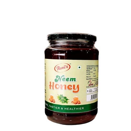 Avni's Tasty Healthy Neem Honey Unprocessed Unpasteurised No Preservatives | (1 Kg)