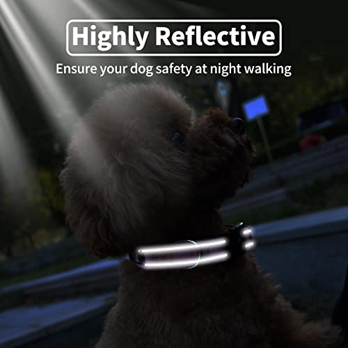 Nestroad Reflective Dog Collar For Puppy,2 Pack Adjustable Dog Collars With Quick Release Buckle, Soft Neoprene Padded Pet Collar For Small Dogs(X-Small Collars,Rose Red) #TOP4