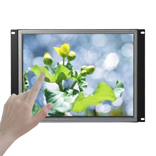 Image of VSDISPLAY 15'' Industrial Touch Monitor 1024x768 with DVI /VGA Input | Metal Frame,4:3 Aspect Ratio Display 1000Nit High Brightness