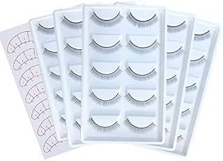 Practice Lashes for Eyelash Extensions, 25 Pairs Training Lashes Practice Eyelash Strips Self