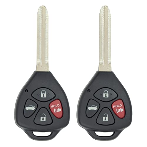 Exclusive Discount 60% Price Keyless2Go Replacement for 2 New Keyless Entry Remote Car Key for 2011 Toyota Camry HYQ12BBY with G Chip