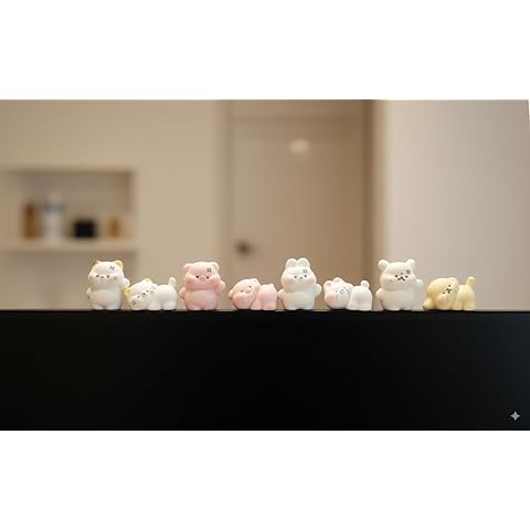 8PCS Mini Resin Car Interior Accessories Dashboard Decorations, Cute Spanky Crying ...