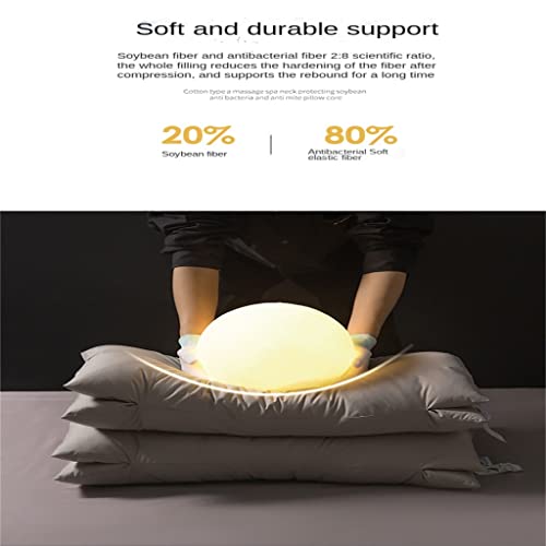 Oreiller en fibre de soja de haute qualité type A pour un massage cervical relaxant au spa