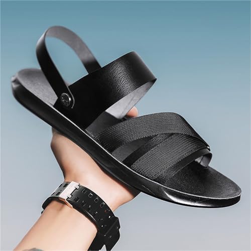 CLSQLXYJZC Summer Men's Beach Shoes, Mens Adjustable Support Waterproof Open Toe Soft-Soled Sandals, Outdoor Walking Trekking Breathable Sandals, for Hiking, Camping, Sports, Grocery Shopping4